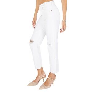 RE/DONE 70s Stove Pipe Jeans distressed white